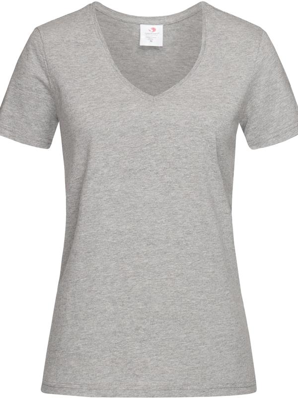 Stedman Classic Ringspun 155 Regular Fit V Neck Tee Ladies