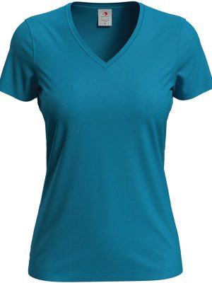 Stedman Classic Ringspun 155 Regular Fit V Neck Tee Ladies - Image 12