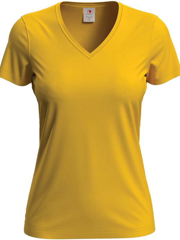 Stedman Classic Ringspun 155 Regular Fit V Neck Tee Ladies