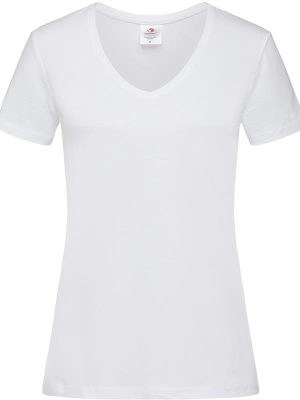 Stedman Classic Ringspun 155 Regular Fit V Neck Tee Ladies - Image 18