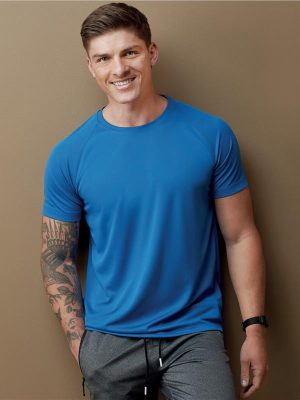 Stedman Mesh Raglan Polyester 140 Regular Fit Tee Adult - Image 1