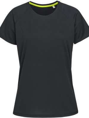 Stedman Mesh Raglan Polyester 140 Regular Fit Tee Ladies - Image 2