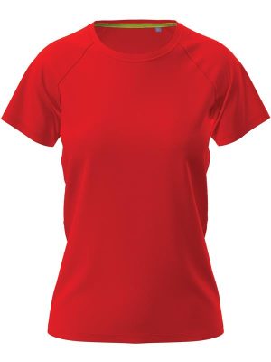 Stedman Mesh Raglan Polyester 140 Regular Fit Tee Ladies - Image 8