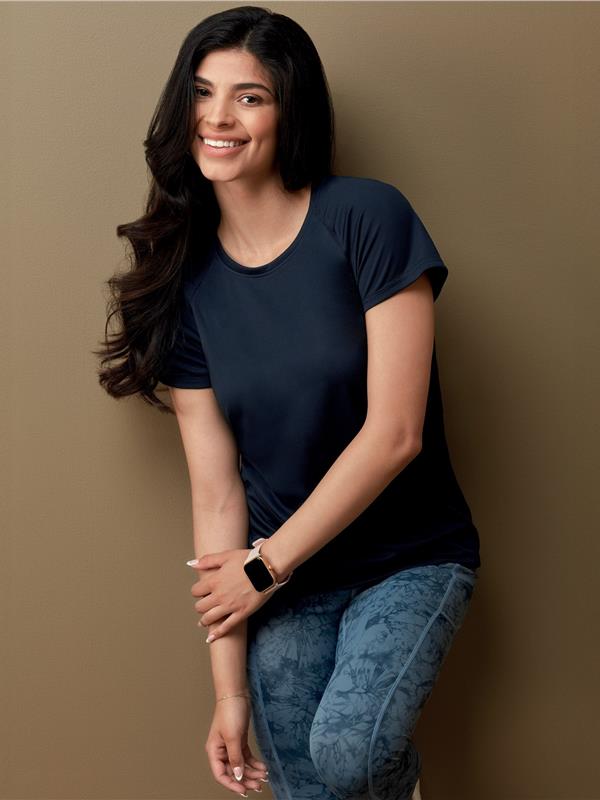 Stedman Mesh Raglan Polyester 140 Regular Fit Tee Ladies