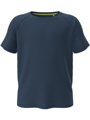 Stedman Mesh Raglan Polyester 140 Regular Fit Tee Kids - Image 6